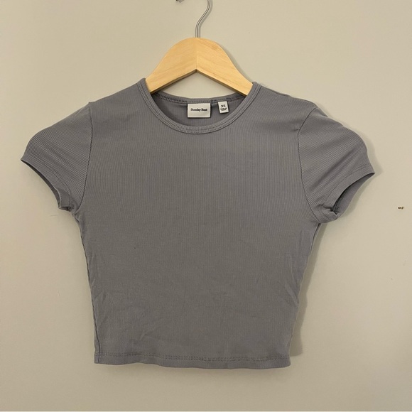 Sunday Best ribbed crop - Picture 1 of 2